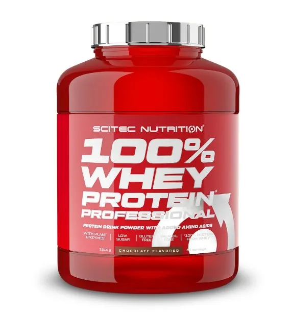 Протеїн сироватковий змішаний Scitec Nutrition 100% Whey Protein Professional шоколад, 1816 г
