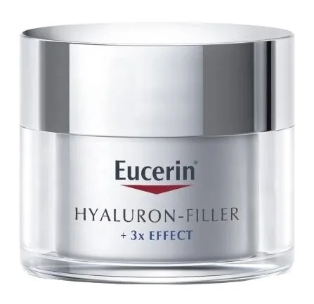 Крем для обличчя Eucerin Hyaluron-Filler + 3x Effect SPF15 денний проти зморшок для сухої та чутливої шкіри (63485), 50 мл