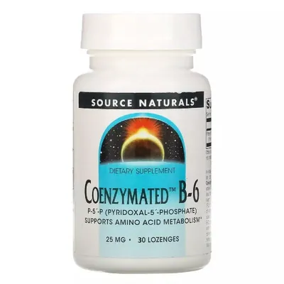 Вітамін B6 Коензимований Source Naturals Coenzymated Vitamin B6 25 мг, 30 таблеток