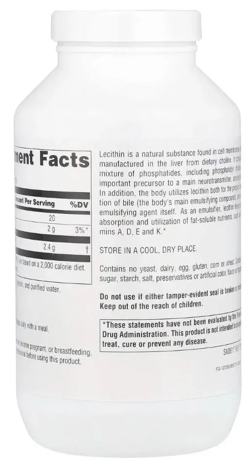 Лецитин Source Naturals Lecithin 1200 мг, 500 капсул