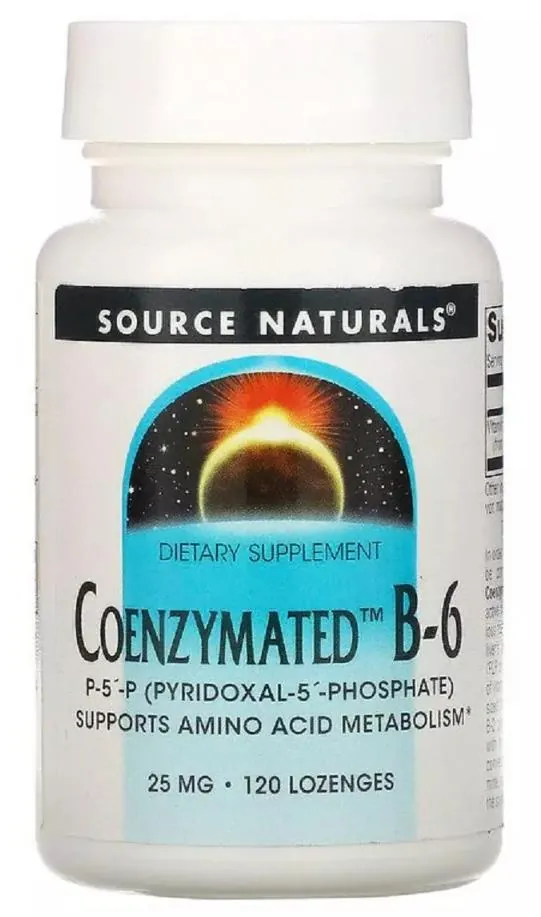 Вітамін В6 Source Naturals Coenzymated B-6 25 мг, 120 льодяників