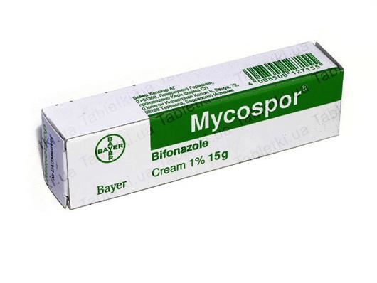 Мікоспор крем 1 % по 15 г у тубах