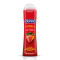 Гель-змазка інтимна Durex Cheeky Strawberry смак та аромат полуниці (лубрикант), 50 мл