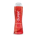 Гель-змазка інтимна Durex Cheeky Strawberry смак та аромат полуниці (лубрикант), 50 мл