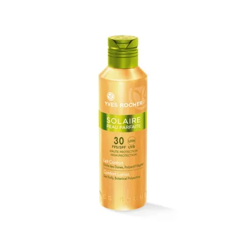 Молочко сонцезахисне Yves Rocher Solaire Peau Parfaite SPF30 для обличчя та тіла, 150 мл