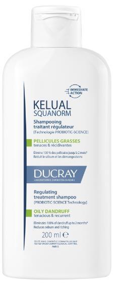 Шампунь Ducray Kelual Squanorm против жирной перхоти, 200 мл