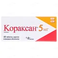 Кораксан 5 мг таблетки, в/плів. обол. по 5 мг №56 (14х4)