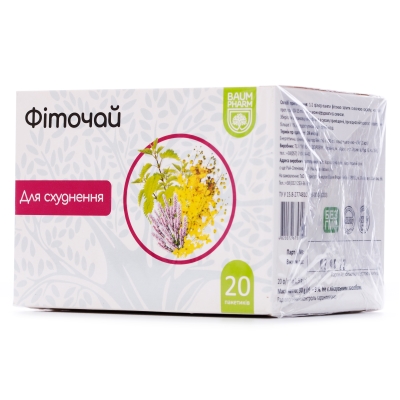 Фиточай Baum Pharm №3 похудение по 1.5 г №20 в фил.-пак.