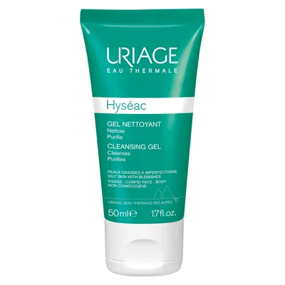Гель очищуючий для обличчя Uriage Hyseac, 50 мл