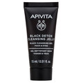Гель очищуючий Apivita Black Detox Cleansing Jelly Чорний, 15 мл