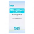 Левофлоксацин розчин д/інф. 0.5 % по 150 мл у пляш.