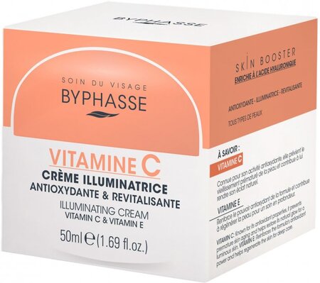 Крем для лица Byphasse осветляющий для лица с витаминами С и Е, 50 мл