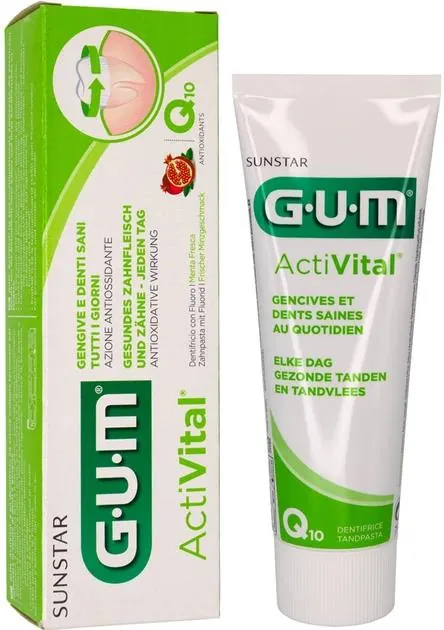 Зубна паста GUM ActiVital, 75 мл