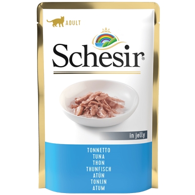 Консервы для котов Schesir Tuna Тунец в желе, пауч, 85 г