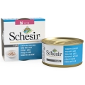 Консервы для котят Schesir Tuna Aloe Kitten натуральные, тунец с алоэ в желе, банка 85 г