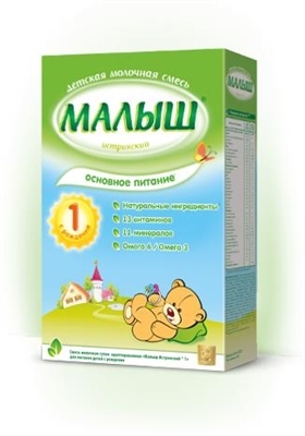 Смесь сухая молочная Малыш Истринский 1 для питания детей от 0 до 6 месяцев, 320 г