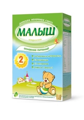 Смесь сухая молочная Малыш Истринский 2 для питания детей с 6 месяцев, 320 г