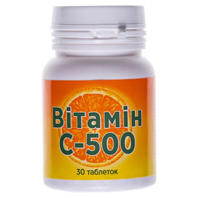 Витамин С-500 Красота и Здоровье таблетки №30