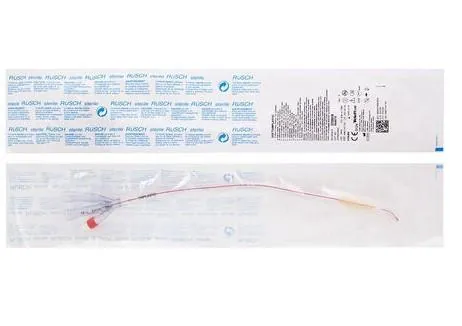 Катетер урологічний Rusch SoftSimplastic REF 664575 тип Фолея 18 Fr, 3-ходовий з наконечником Дюфор, балон 75 мл, 1 штука