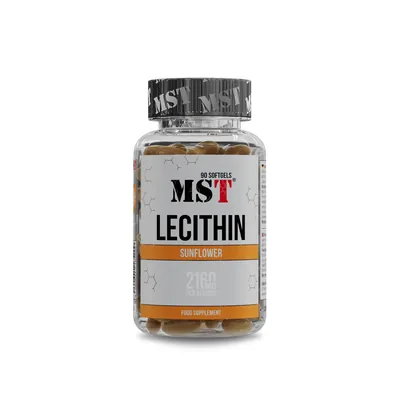 Лецитин MST Nutrition Lecithin Sunflower 2160 мг, 90 желатинових капсул