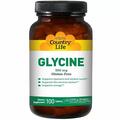 Глицин Country Life Glycine 500 мг, 100 таблеток