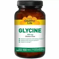 Гліцин Country Life Glycine 500 мг, 100 таблеток