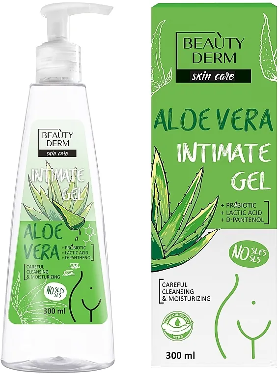 Гель для інтимної гігієни Beauty Derm Aloe Vera, 300 мл