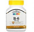 Вітамін B-6 21st Century Vitamin B-6 100 мг, 110 таблеток
