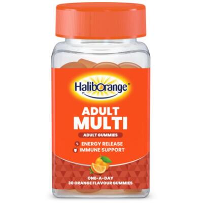Витамины для взрослых Haliborange Adult Multi, апельсин, жевательные таблетки №30
