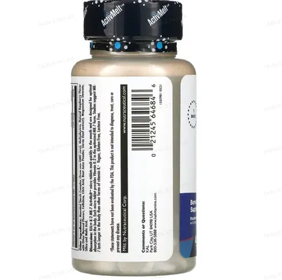 Вітамін K-2 KAL Vitamin K-2 Mk-7, 60 таблеток