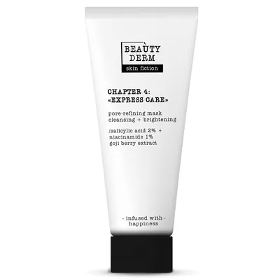 Маска для обличчя Beauty Derm Skin Fiction для очищення пор з саліциловою кислотою та ягодами годжі, 75 мл