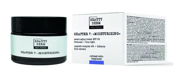 Крем для обличчя Beauty Derm Skin Fiction Smart aging SPF 30 з пептидами та екстрактом чорниці, 50 мл