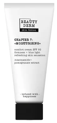Крем-комфорт для обличчя Beauty Derm Skin Fiction SPF 50 з ніацинамідом та екстрактом гранату, 50 мл