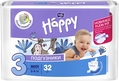 Подгузники Happy Bella Baby Midi, размер 3, 5-9 кг, 32 шт