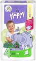Подгузники Happy Bella Baby Maxi, размер 4, 8-18 кг, 66 шт