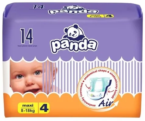 Підгузки Panda дитячі maxi, розмір 4, 8-18 кг, 14 шт