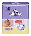 Підгузки Panda дитячі newborn, розмір 1, 2-5 кг, 58 шт