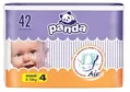 Підгузки Panda дитячі maxi, розмір 4, 8-18 кг, 42 шт