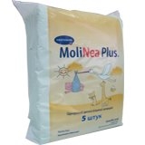 Пеленки Molinea Plus одноразовые, 60 x 60 см, 5 шт