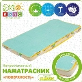 Наматрасник Эко Пупс непромокаемый поверхность Classic, 60 х 120 см, зеленый