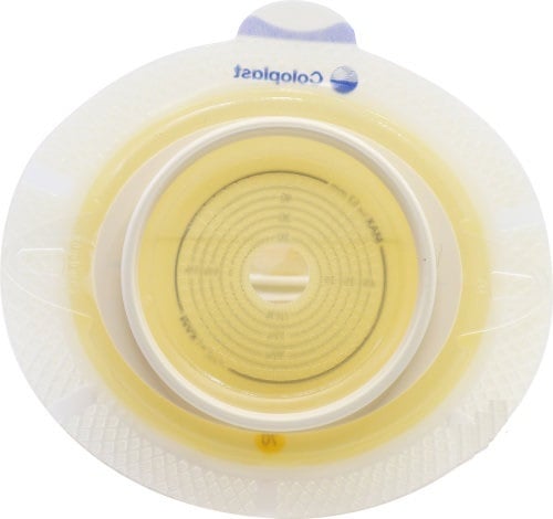 Пластина Coloplast 10045 SenSura Click Xpro стомическая для двухкомпонентного калоприемника, фланец 70 мм, отверстие 15-53 мм, 5 штук