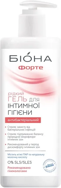 Гель для інтимної гігієни Біокон Біона Форте антибактеріальний, 270 г