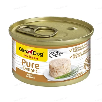 Корм вологий для собак GimDog LD Pure Delight з куркою, 85 г