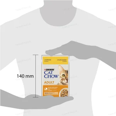 Корм вологий для дорослих кішок Purina Cat Chow Adult з куркою і цукіні, 85 г