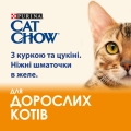 Корм влажный для взрослых кошек Purina Cat Chow Adult с курицей и цуккини, 85 г