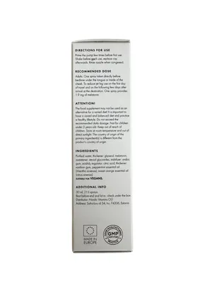 Комплекс для сну NorVita Strong Sleep спрей з мелатоніном, 30 мл