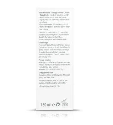 Крем-гель Physiogel Daily Moisture Therapy для вмивання та душу зволожуючий, 150 мл