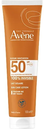 Молочко cонцезахисне Avene Sun Care SPF50 для обличчя та тіла, 100 мл