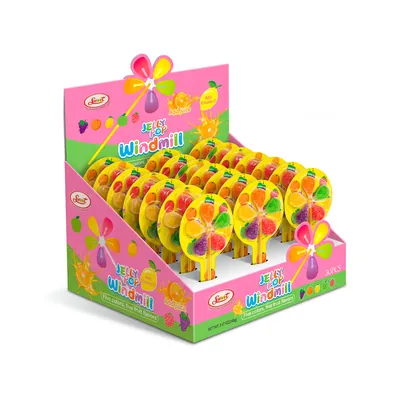 Пастилки желейні Jelly Pop з вітаміном С квіточка, 8 г