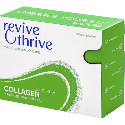 Коллаген Дзен Revive & Thrive раствор питьевой со вкусом клубники по 20 мл №30 в стиках